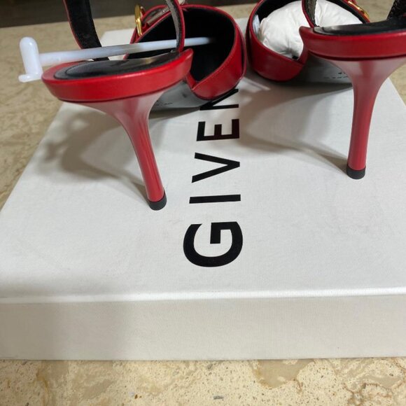 Givenchy Voyou Leather Buckle Slingback Pumps (Orig.$1095) (Size 11 US/41 EU) - Picture 6 of 8